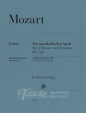 A Musical Joke K. 522 for 2 Horns in F and Strings - Wind Parts